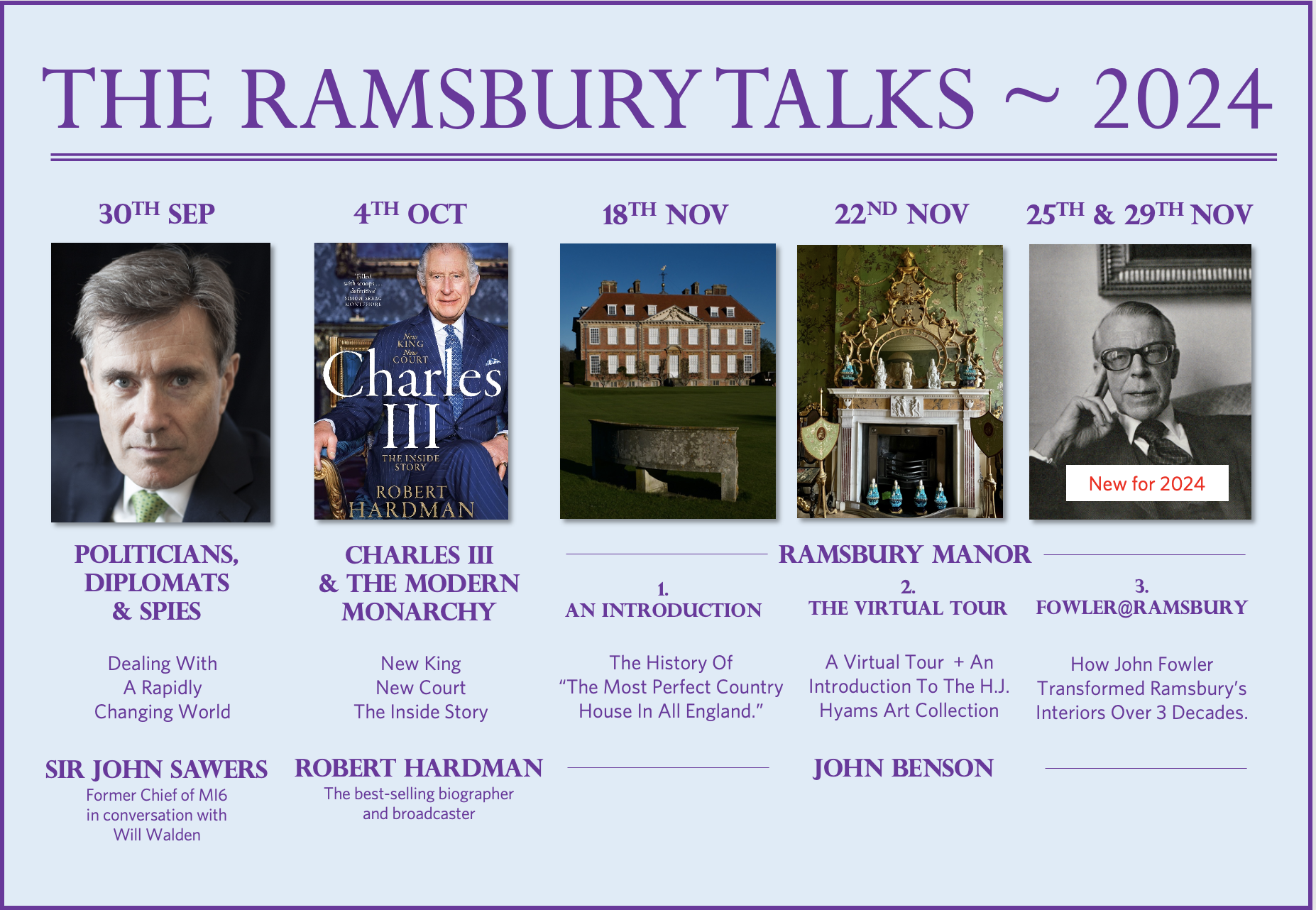 THE RAMSBURY TALKS 2024